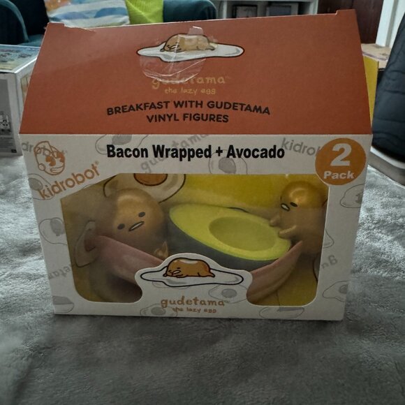NIB Breakfast with Gudetama Vinyl Figure 2 Pack - Picture 8 of 8